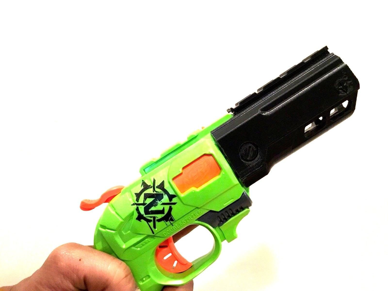 SSWI Modded Nerf DoubleStrike MAGNUM Tactical Barrel – Double Strike Mods So Sick With It