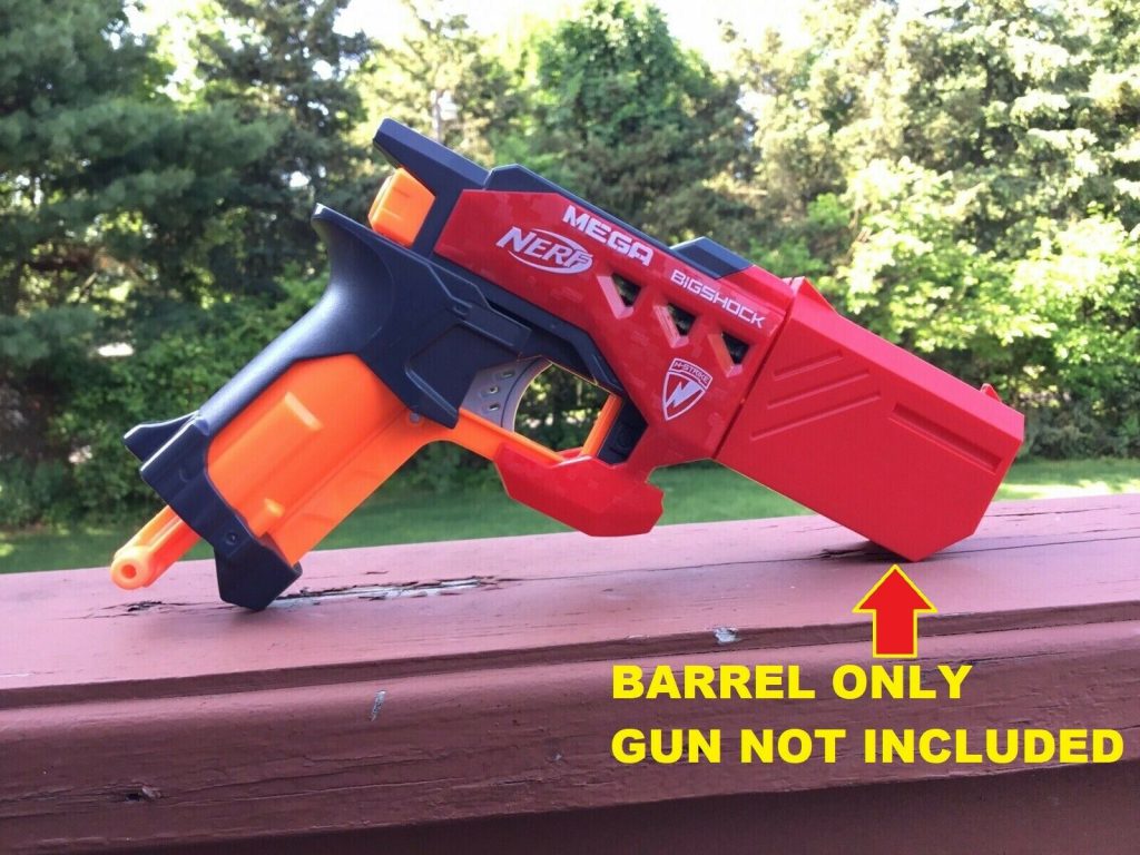 SSWI Nerf Mega Bigshock (No Regrets) Tactical Barrel – Custom Mod ...