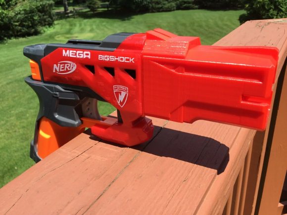 SSWI Nerf Mega Bigshock (JUDGE) Tactical Barrel – Custom Mod (Barrel ...