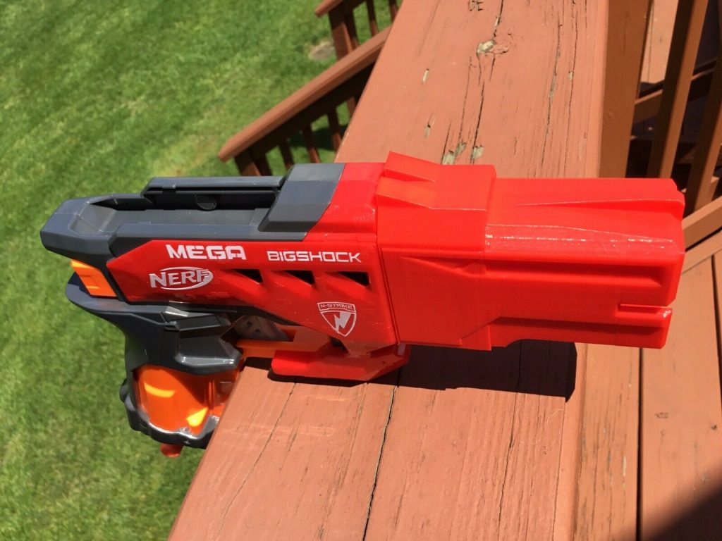 SSWI Nerf Mega Bigshock (JUDGE) Tactical Barrel – Custom Mod (Barrel ...