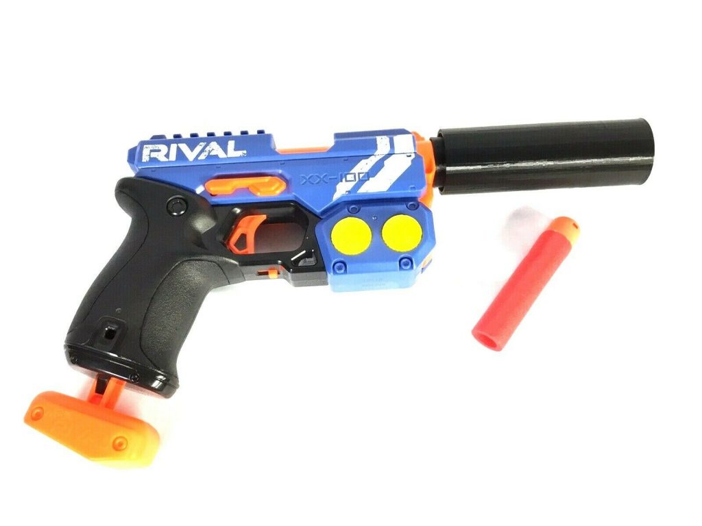 gun that shoots yellow balls