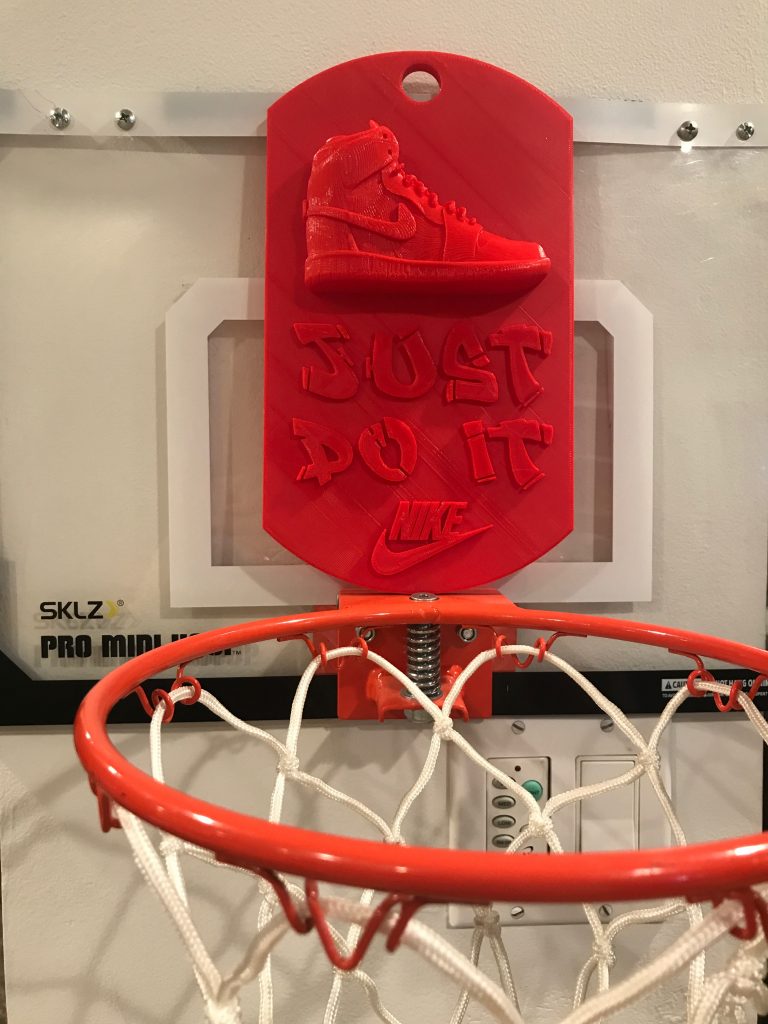 Nike Air Jordan JUST DO IT Dog Tag Wall / Door Sign – So Sick With It